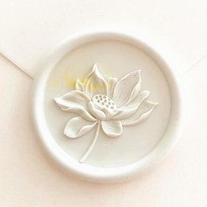 3D Lotus Wachssiegel Stempel Für Hochzeitseinladung Wachssiegel Kit Hochzeit Menü Versiegelung Stempel Urlaub Geschenk Sitzplan Wachsstempel
