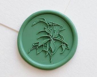 3D Leaves wax seal stamp wedding invitation wax seals kit birthday gift sealing stamp gift for her