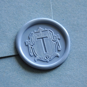 Hermoso sello de cera con letras A-Z, diseño personalizado, sellos de cera con una sola inicial, sellos para tarjetas de boda, kit de sellos de cera para invitaciones.