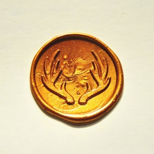Antler wax seal stamp custom wax seals gift wrapping wax seal deer horn wax seal wedding invitation wax seal stamp