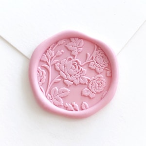 Rose Muster Wachs Siegel Stempel Personalisierte Wachs Siegelstempel Hochzeit Einladung Rose Wachssiegel Kit Urlaub Geschenk für Sie