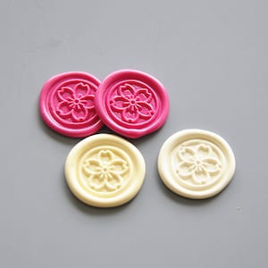 Sakura Mini-Wachssiegel-Stempel-Sakura-Wachssiegel-Hochzeitseinladung-Wachssiegel-Kit-Bullet Journal Stempel-Umschlagsiegel