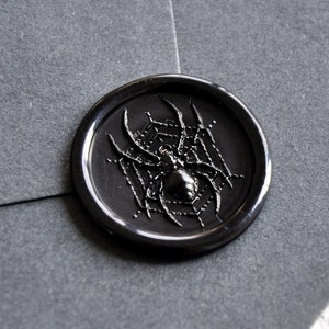 3D araignée cire sceau timbre relief araignée scelle faire-part de mariage sceaux de cire 3D sceaux emballage cadeau timbre cadeau pour lui