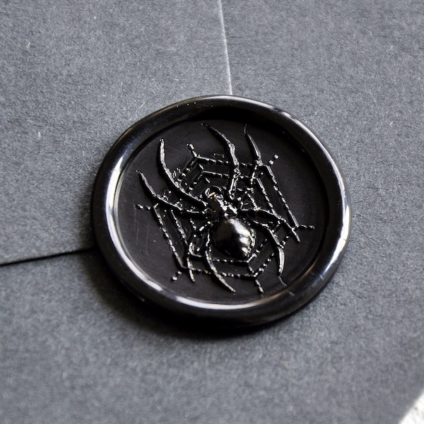 3D Spider Wax Seal stamp relief Spider seals wedding invitation wax seals 3D seals gift wrapping stamp gift for him