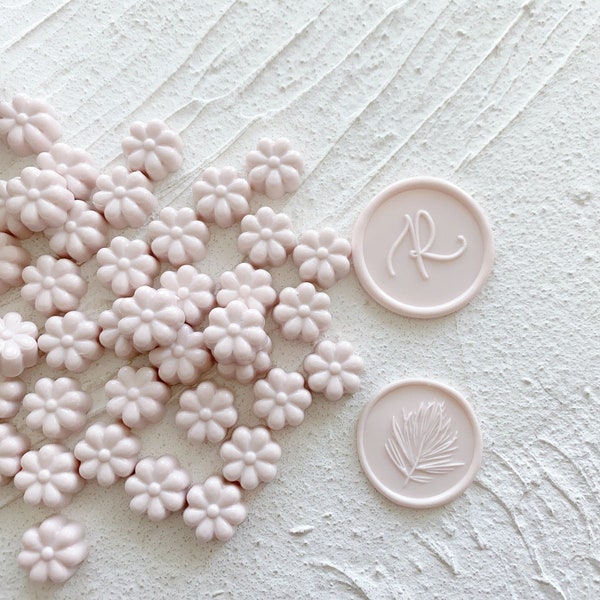 Thistle Pink sealing wax beads for wedding invitation wax seal stamps-Light Pink wax sticks for wax seals