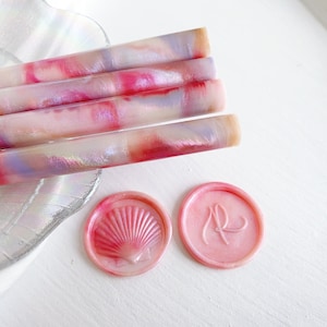 Polarisiertes Licht rosa gemischt Siegelwachssticks für Wachssiegel Stempel Hochzeit Einladung Siegellack für Einladungen Party Baby Shower
