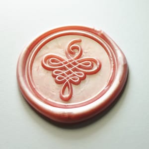 Heart Chinese knot wax seal stamp wedding invitation wax seals kit party wax seal gift wrapping wax seals