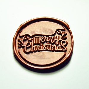 Merry Christmas Wax Seal stamp holiday wax seal card stamp new year wax stamp gift wrapping wax seal