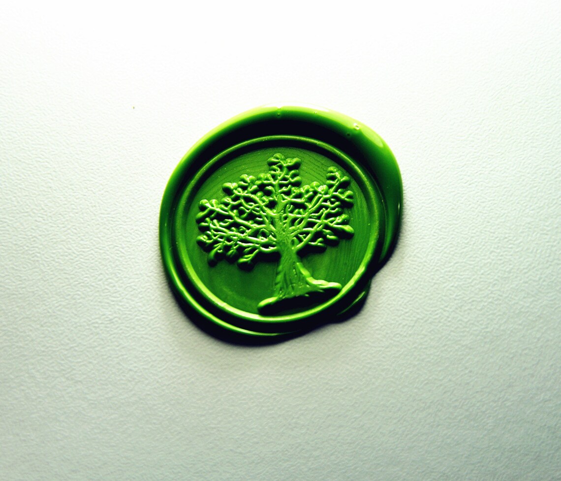 Tree Wax Seal Stamp Invitation Wax Stamp Wedding Invitation Etsy