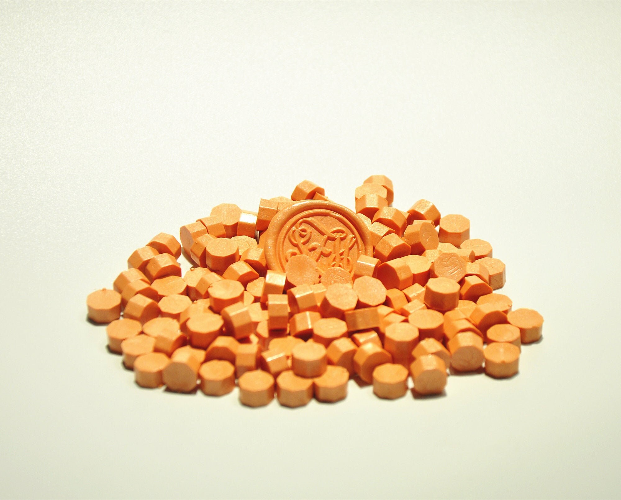 Tangerine - Sealing Wax Beads – Lovalù