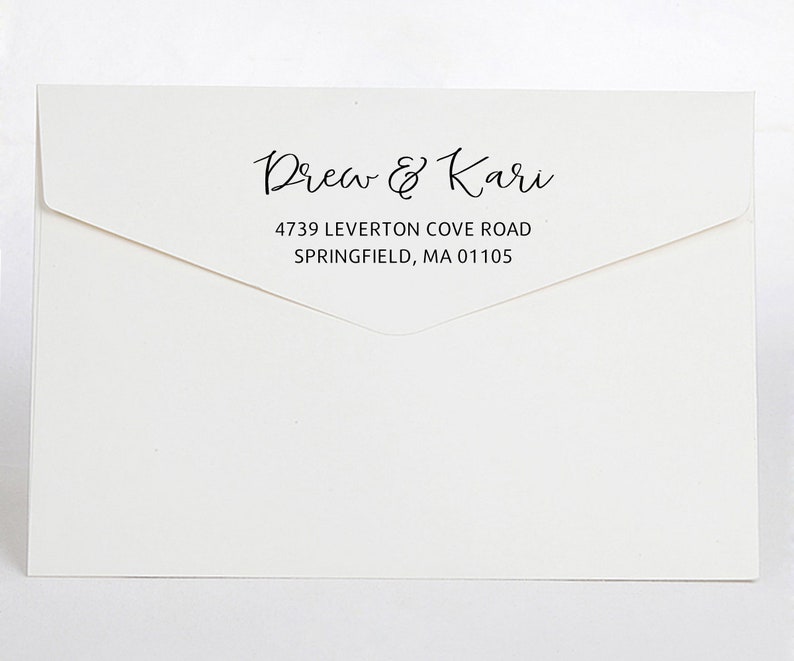 self inking Return address stamp,family address stamp,custom address stamp,wedding address stamp Q066