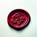 Beautiful rose wax seal stamp Custom flower wax sealing wedding invitation wax seals kit 
