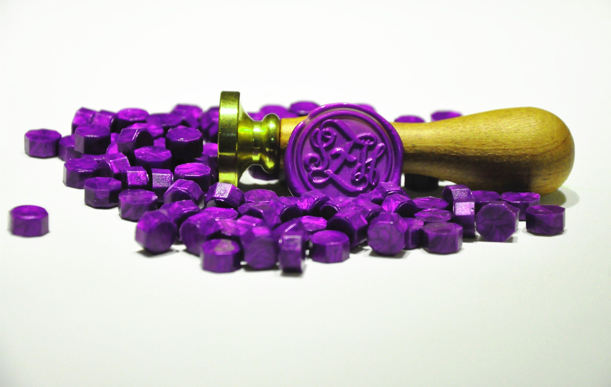 Dark Purple Sealing Wax Modena Sealing Wax Beads for Wax Etsy