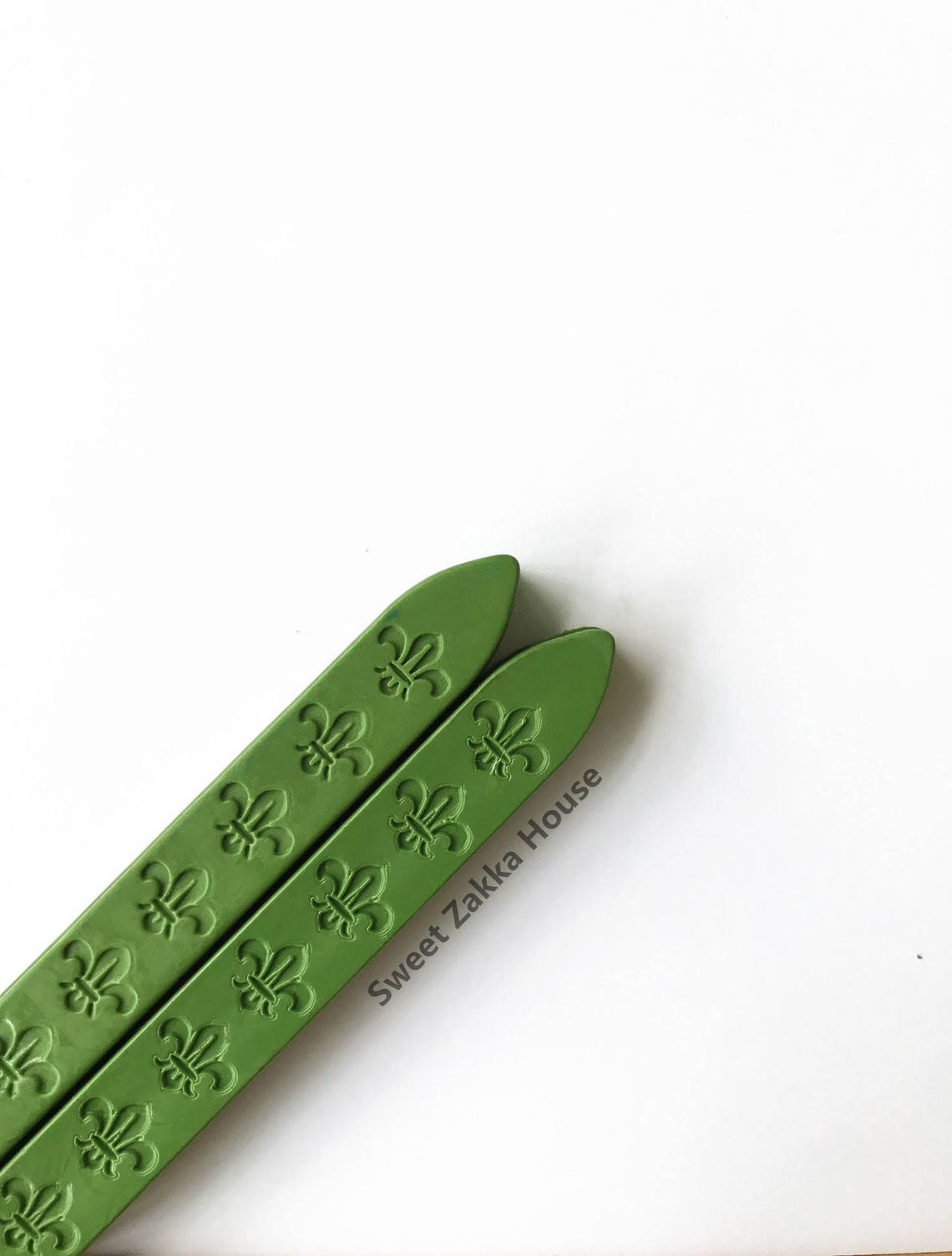 2pcs green sealing wax green wax sticks for wax seal stamp Etsy