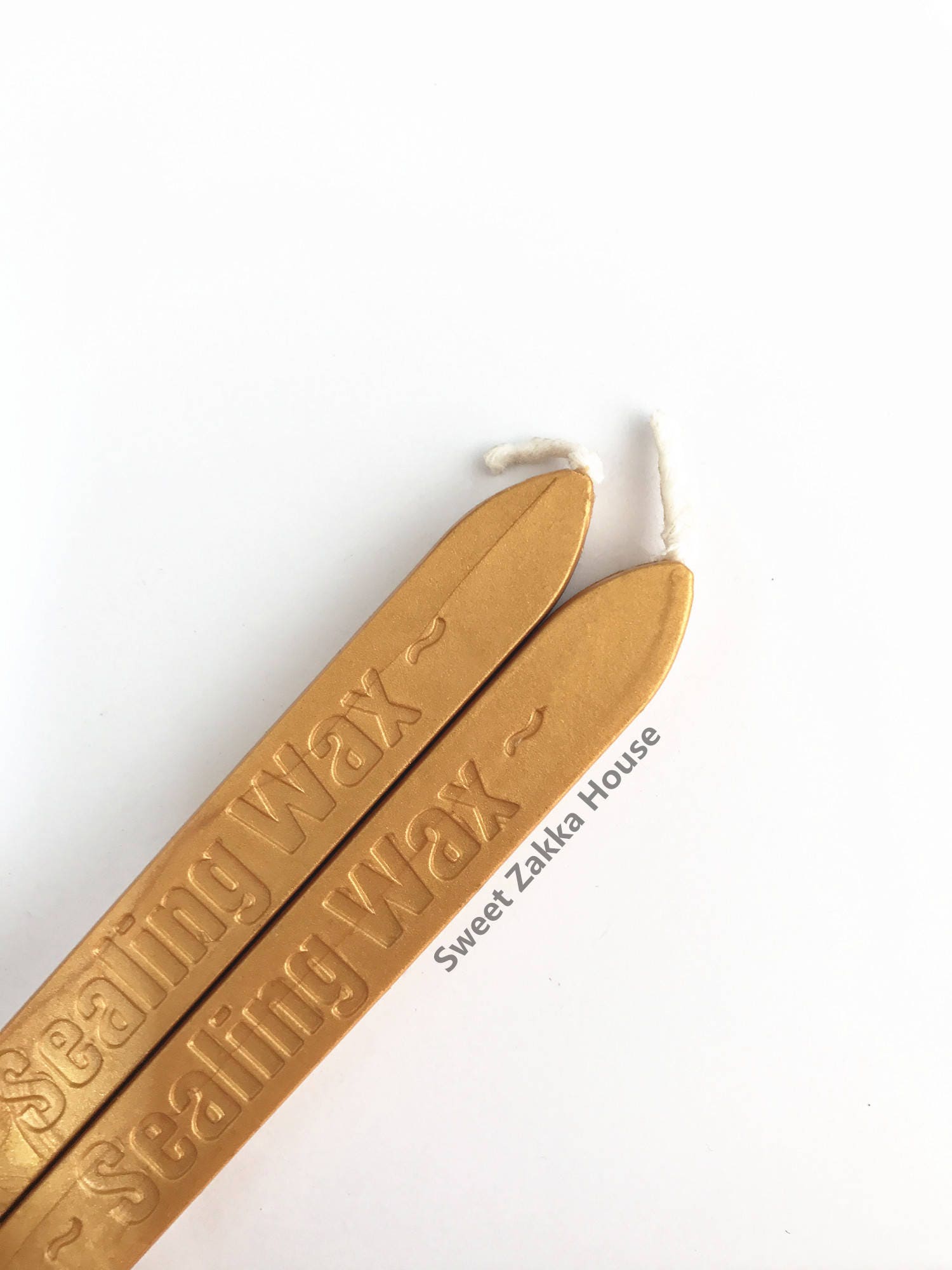 2pcs gold wick sealing wax Gold wax sticks for wax seal Etsy