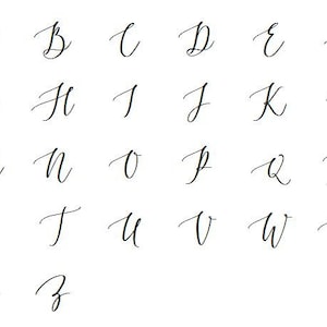 Custom Casual Calligraphy Double Initials Monogram Wax Seal Stamp ...