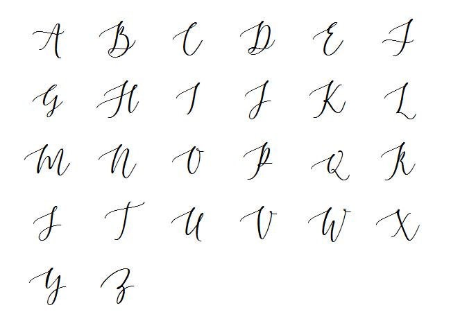 Custom Casual Calligraphy Double Initials Monogram Wax Seal Stamp ...