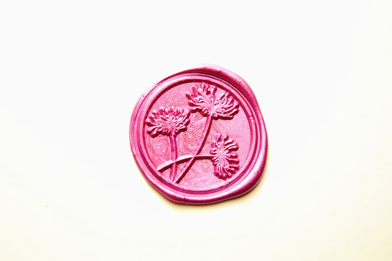 Red Spider Lily Wax Seal Stamp Flower Wax Seals Manjusaka Wax Etsy