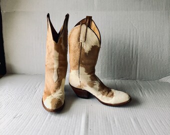 pony hair cowboy boots