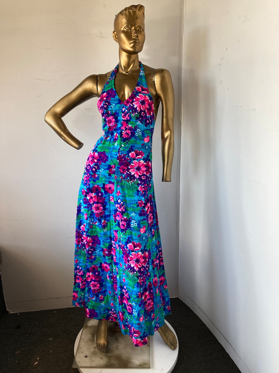 Vintage Sleeveless Cotton Maxi Dresses Women Casual Clothes Q1771