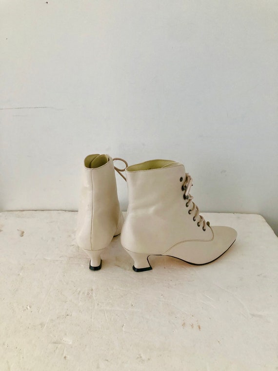 sz 10 NINE WEST vintage 90s irresistible ankle bo… - image 6