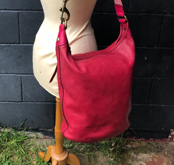 NEW sale price X large vintage COACH  purse , fuc… - image 1