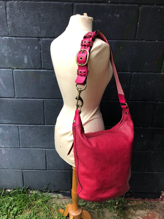 NEW sale price X large vintage COACH  purse , fuc… - image 2