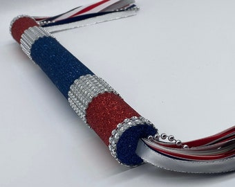 Cheerleading Spirit Stick - Navy and Red