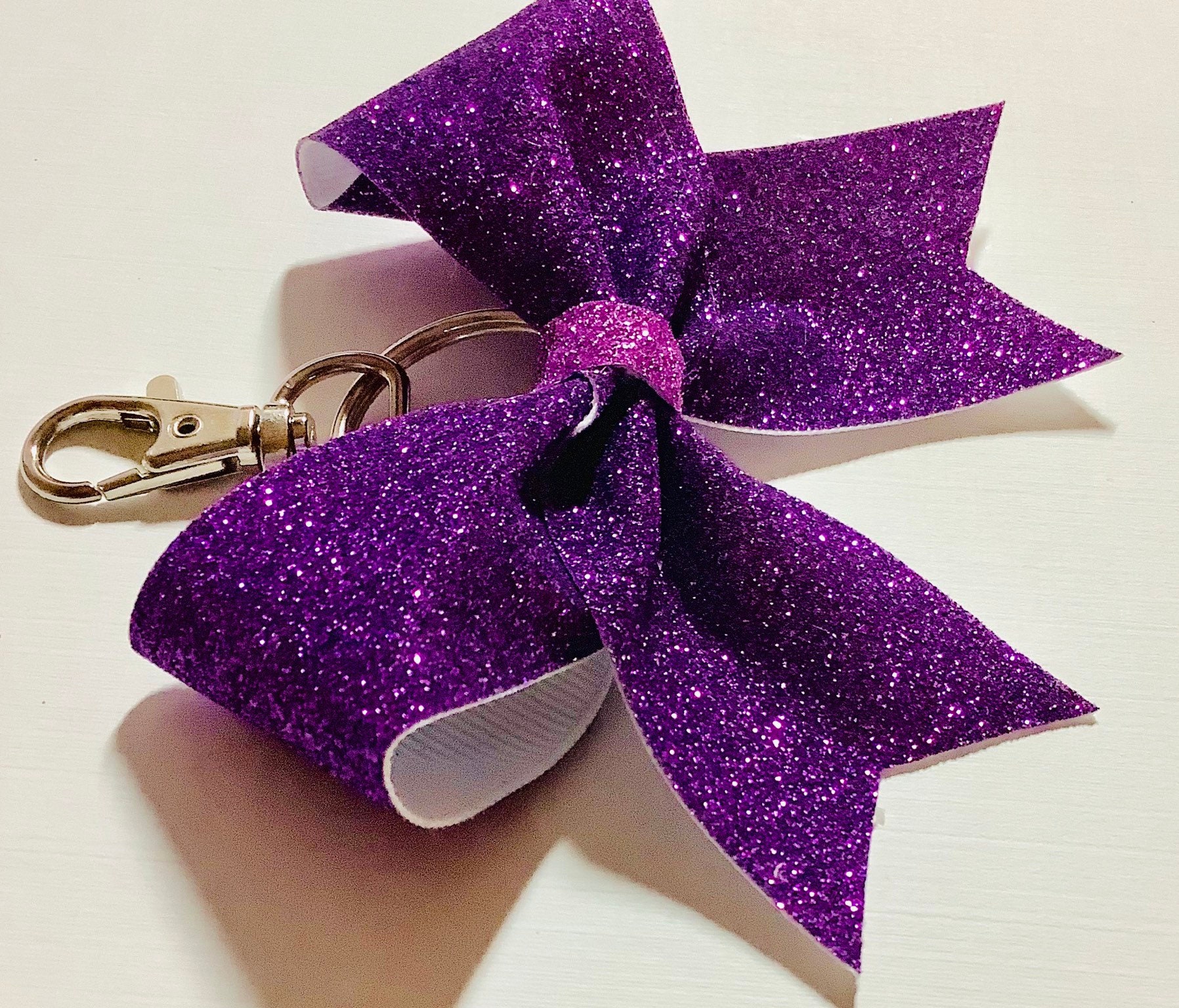 CHEER BOW KEYCHAIN BAG TAG LUGGAGE TAG BY CR8TIVE RELEASE GIFTS