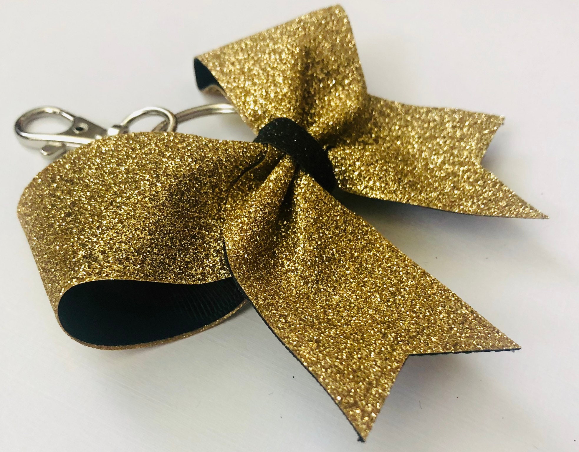 CHEER BOW KEYCHAIN BAG TAG LUGGAGE TAG BY CR8TIVE RELEASE GIFTS