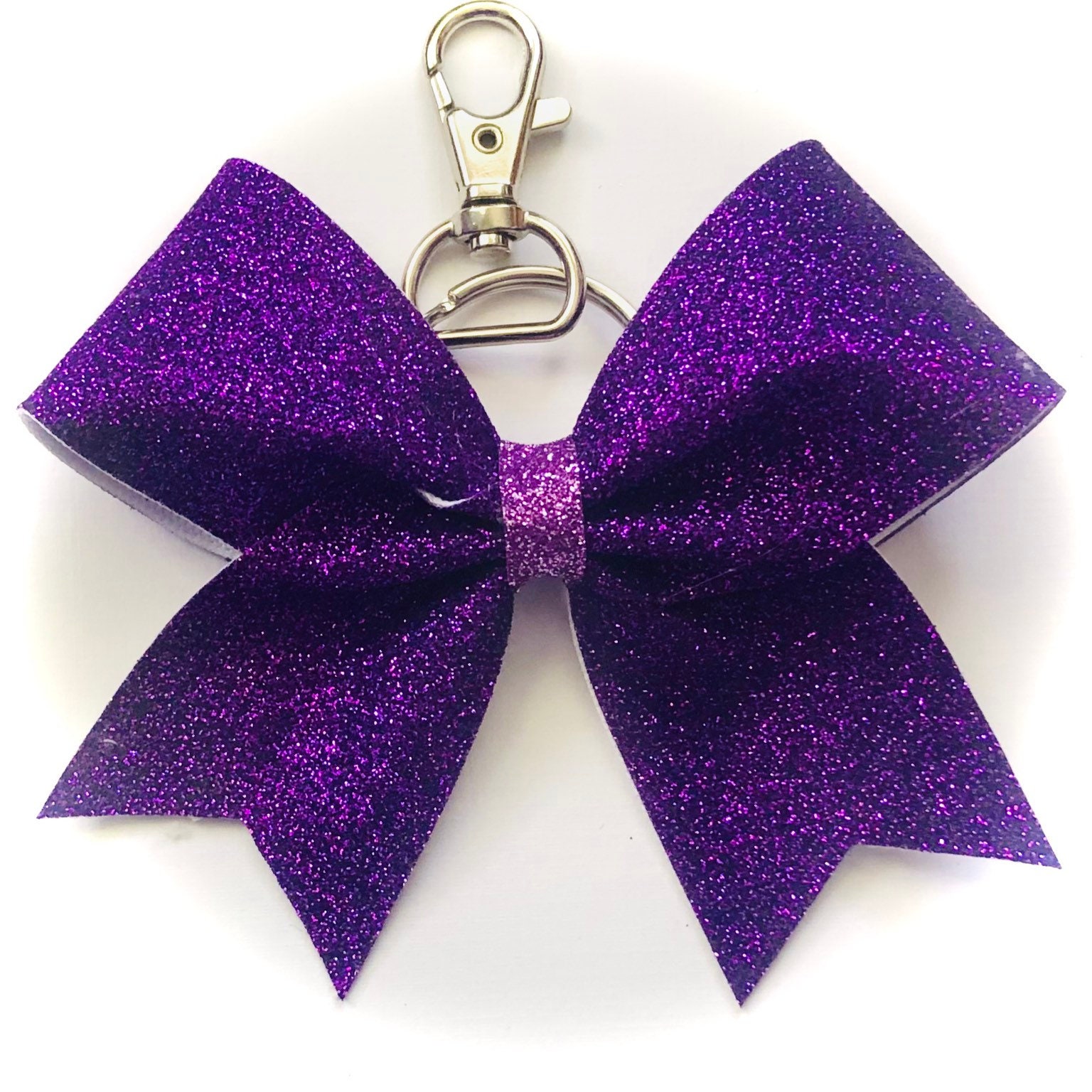 How To Make A Mini Cheer Bow Keychain 