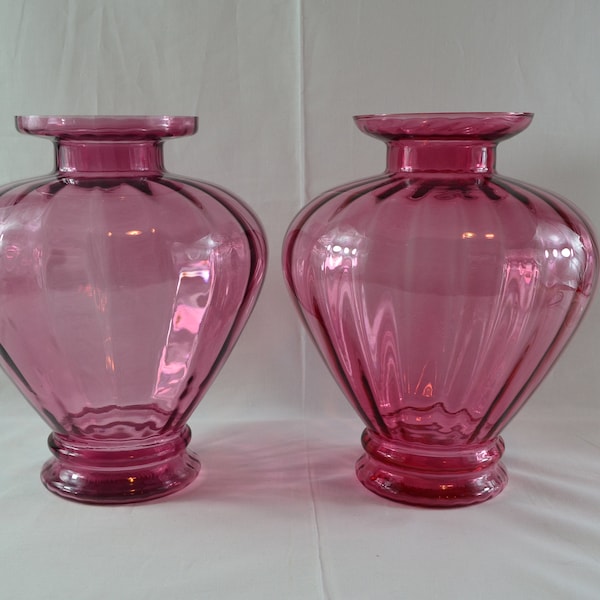 Pilgrim Glass Tall Vase Etsy