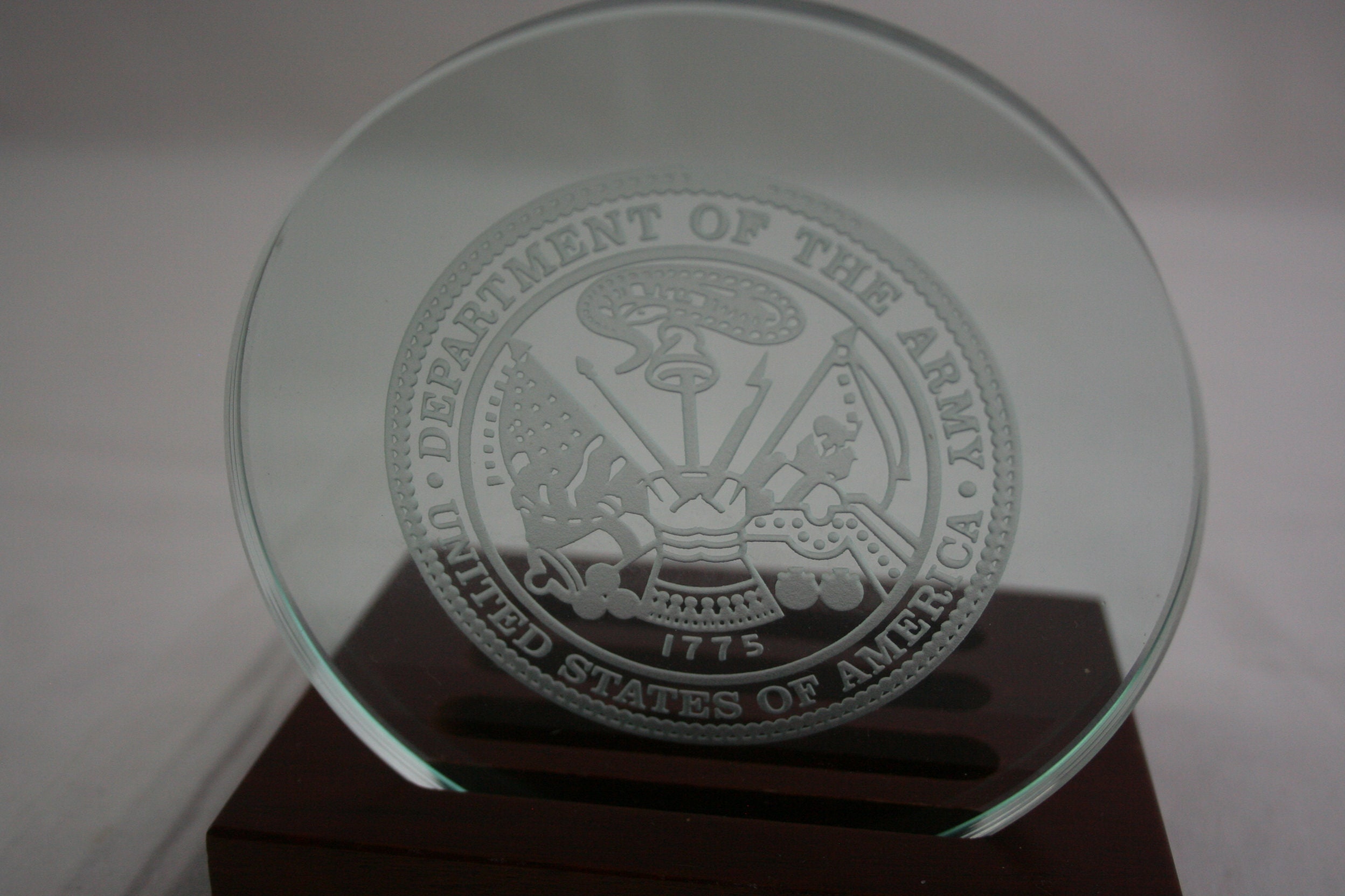 VINTAGE US Department of the Army Diploma Award Certificate Holder