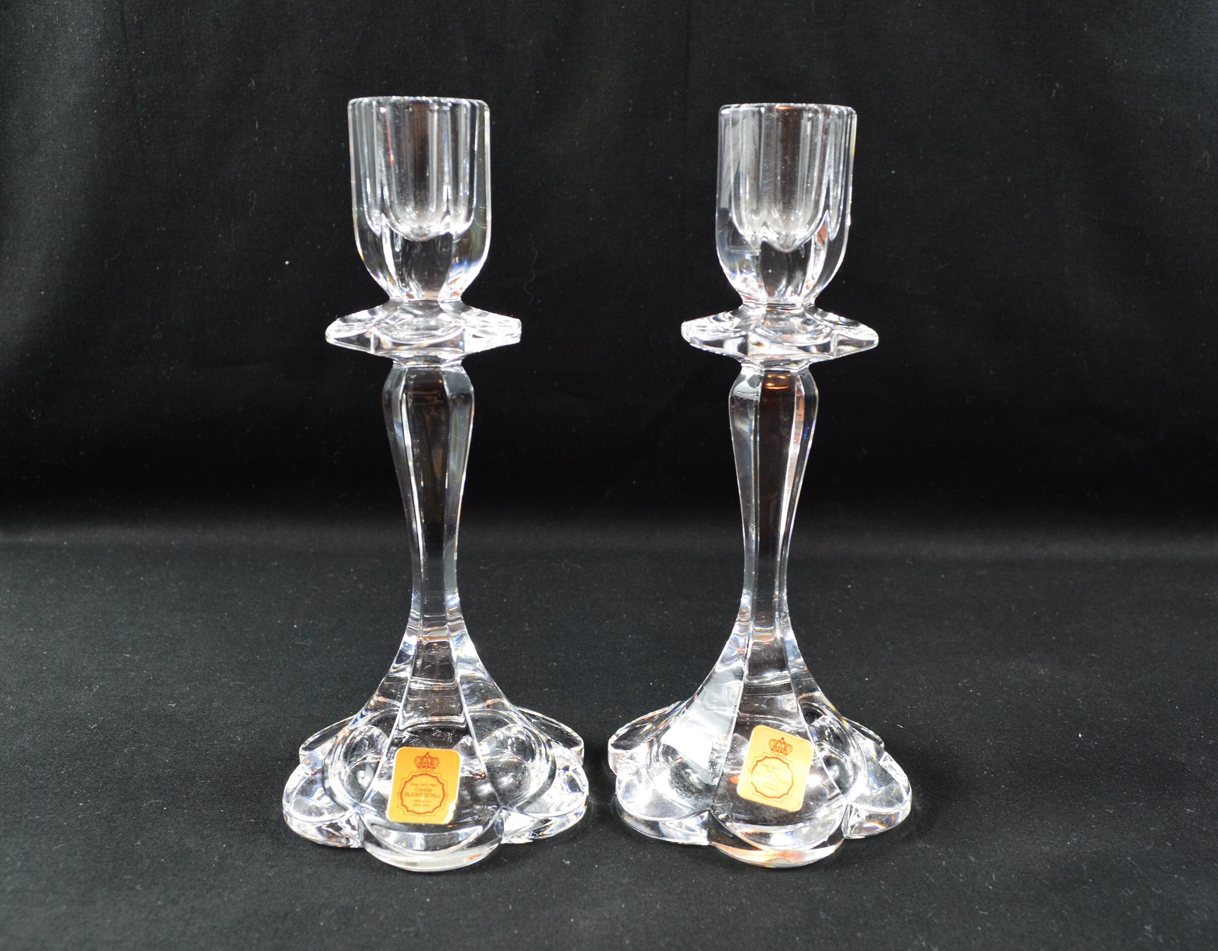 ナハトマン クリスタル ブレクリスタル キャンドルホルダーセット 高さ