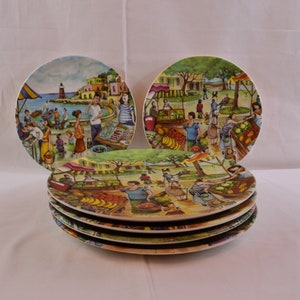 Brunelli Market Series, Made in Italy, 8&quot; Plates and 11&quot; Platers