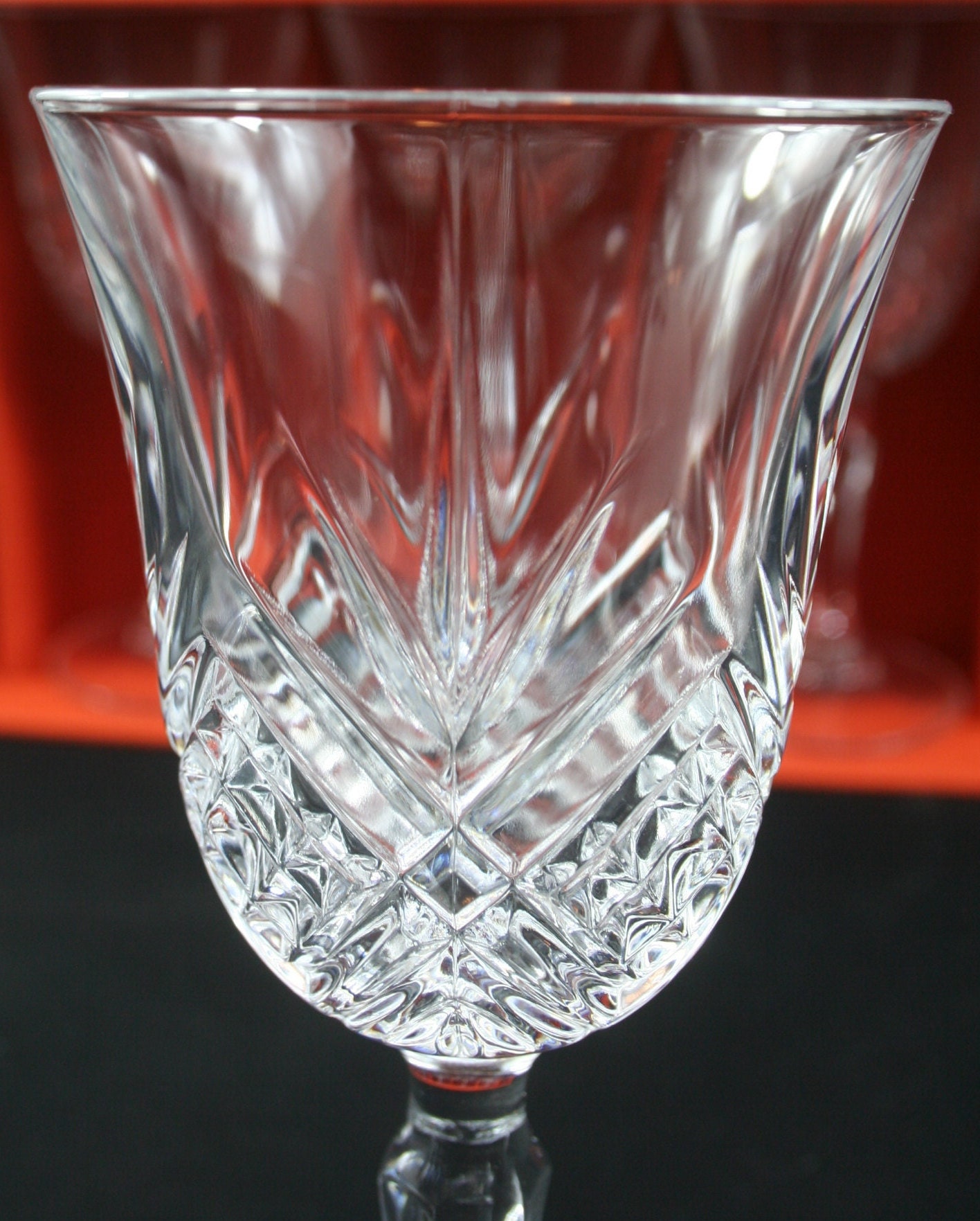9 verres en cristal d'Arques - Début de Série