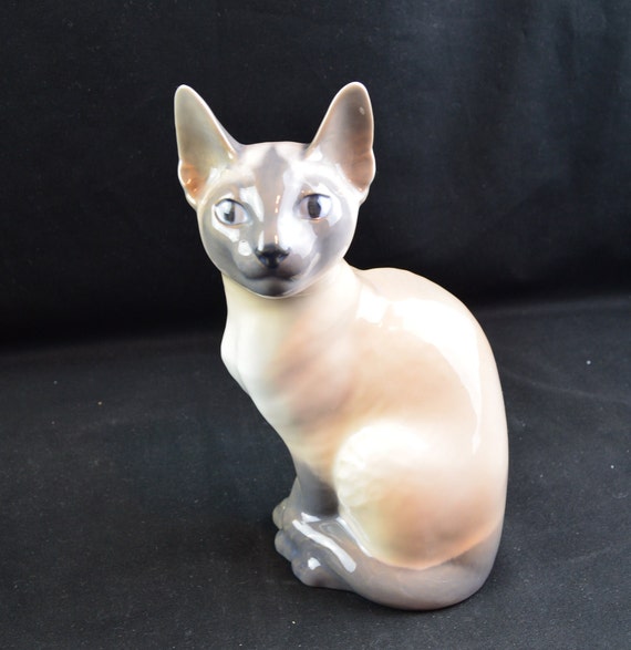 ロイヤル コペンハーゲン デンマーク #3281 シャム猫の置物 テオドール 