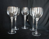 2000s Lenox quot Phoenix quot Platinum Rim Crystal Wine Water Goblet, Sold Individually