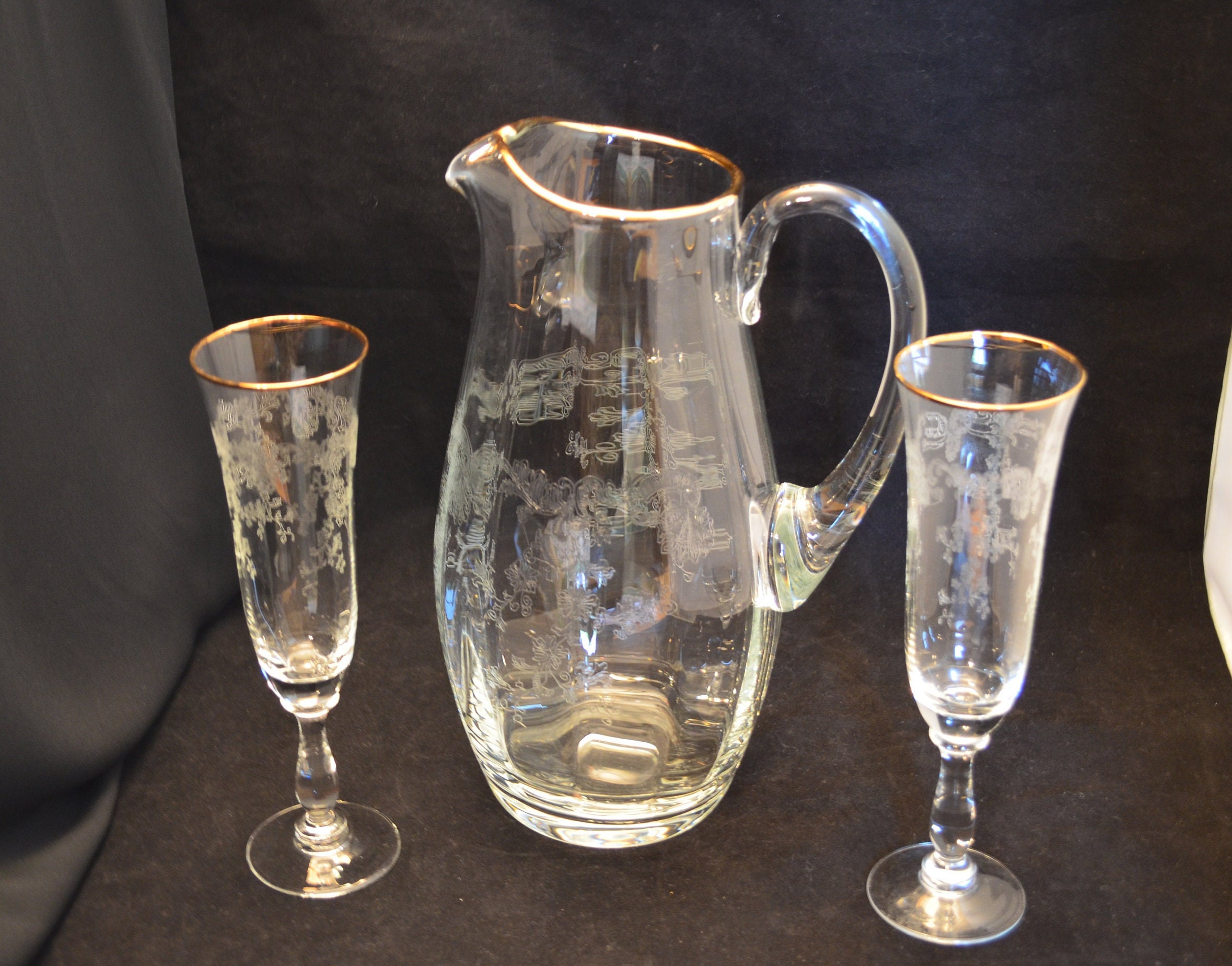 Engraved Glass Beverage Pitcher – Crystal Images, Inc.