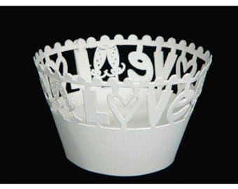 Love Cupcake Wrappers