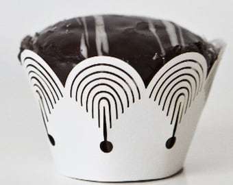 Art Deco Cupcake Wrappers