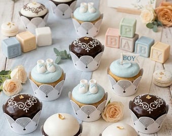 Art Deco Cupcake Wrappers