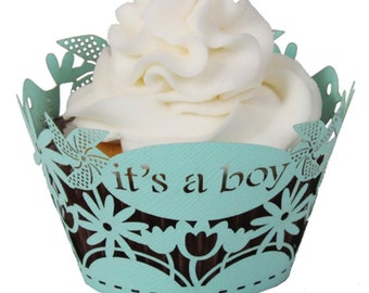 It's a boy! Cupcake Wrappers