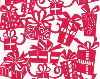 Lasercut Christmas cards
