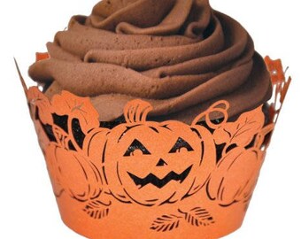 Pumpkin Cupcake Wrappers