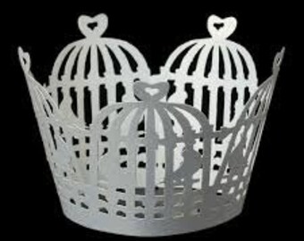 Birdcage Cupcake Wrappers