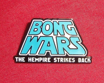 Bong Wars - The Hempire Strikes Back - Enamel Metal Pin