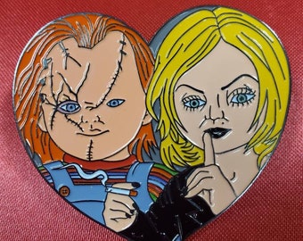 Chucky Loves Tiffany Enamel Pin