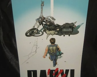 The Walking Dead Daryl Dixon - Akira  17x13 Poster Print