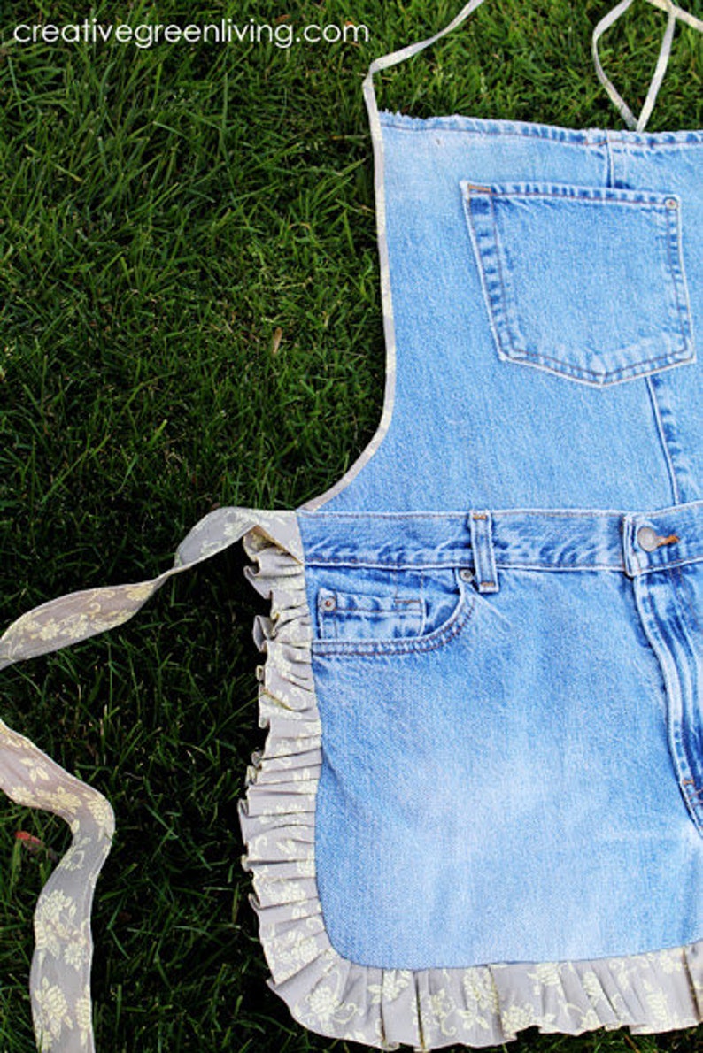 Jean Apron PDF DOWNLOADABLE Pattern Etsy